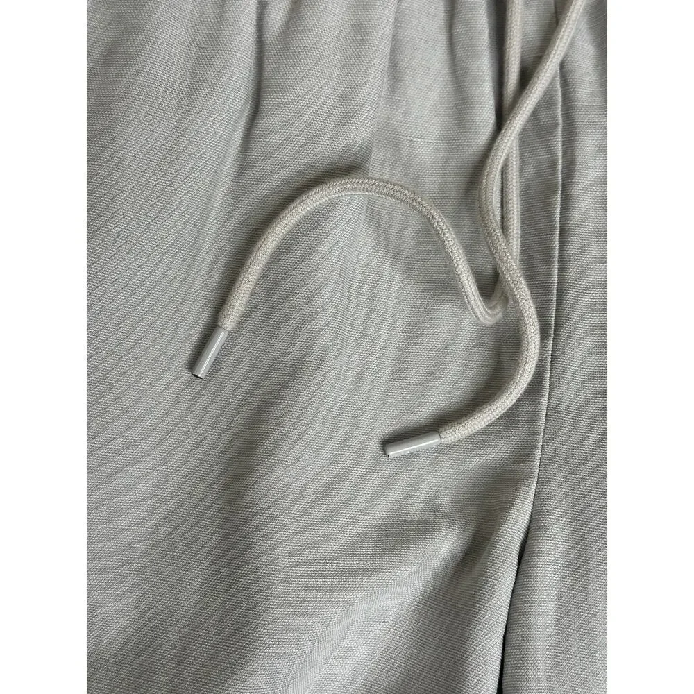 Wilfred Aritzia CruiseLinen Thesis Pant Womens S Gray Lyocell Linen Trousers EUC